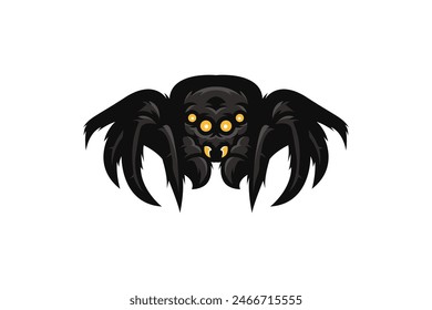 spider mascot illustration logo image