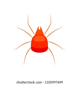 Spider Mite icon. Lawn Pest Control clipart image isolated on white background