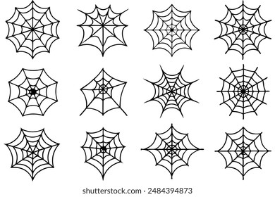 Spider Net bundle art illustration capturing intricate web designs perfectly