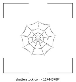 Spider net doodle