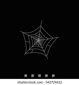 Spider net icon.