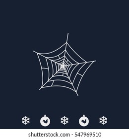 Spider net icon.