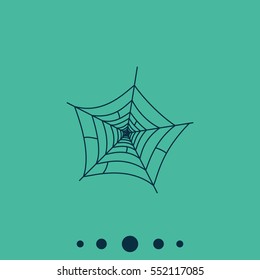 Spider net icon.