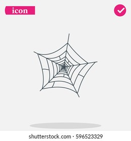 Spider net icon.