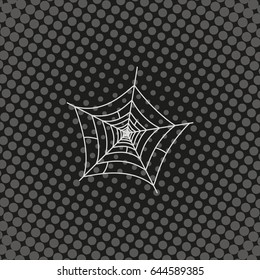 Spider net icon.