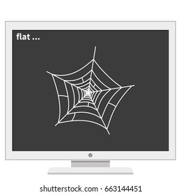 Spider net icon.