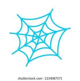 Spider net icon. Vector illustration