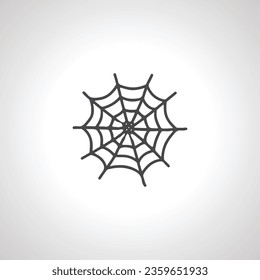 spider net icon. spider web icon