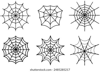 Spider Net Line Art Perfect Artistic Designs