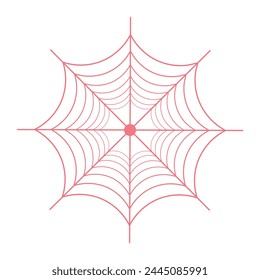 Spider net pattern line icon vector design.