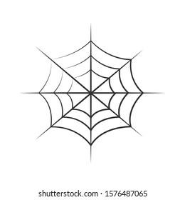 Spider Net simple illustration clip art vector