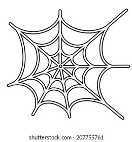 spider net vector  