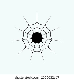 Spider Net Web Vector Design.
