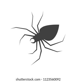 spider on a white background vector art