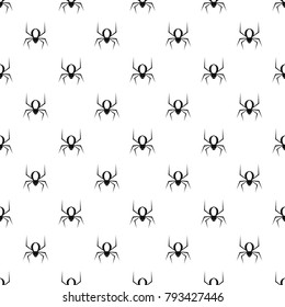 Spider pattern seamless in simple style vector illustration