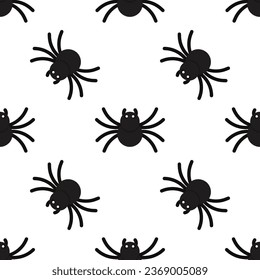 Spider seamless pattern background .