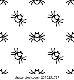 Spider seamless pattern background .