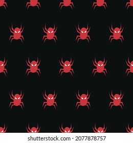 Spider seamless pattern background. vector.