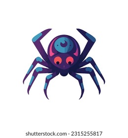 Spider shaped mascot logo for internet network product company.