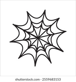 Spider stock icon outline vector