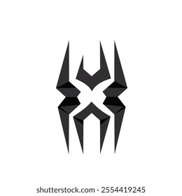 Spider template vector logo design