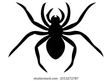 spider  this is a editable eps file vector silhouette illustrations