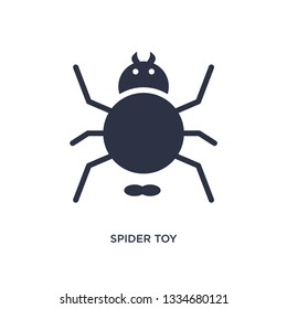spider toy icon. Simple element illustration from toys concept. spider toy editable symbol design on white background. Can be use for web and mobile.