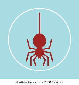 Spider trendy icon ready abstract prepared vector illustration colorful artwork design.eps