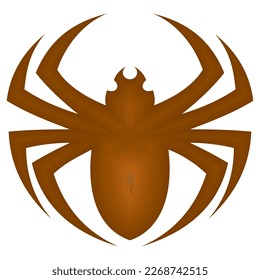 Spider Tribal Tattoo Vector illustration. Spider Logo Template
