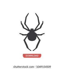 Spider vector icon 