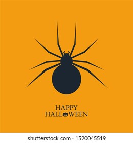 Spider vector, spider icon, Happy halloween