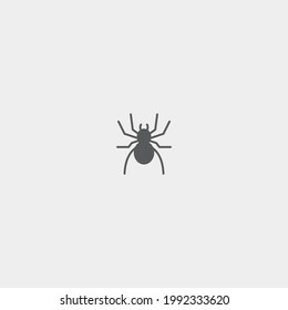Spider vector icon illustration sign