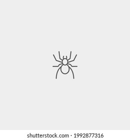 Spider vector icon illustration sign