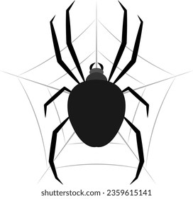 Imagen vectorial de araña o imagen de clip