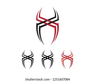 Spider vector and insect animal
