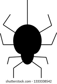 spider vector isolated