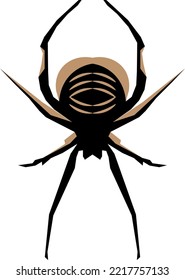 Spider vector logo ideal for t shirt, websites, tattoo . Etc..