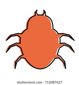 spider virus infection icon