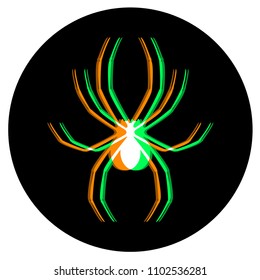 Spider visual effect symbol