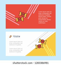 Spider web and spider abstract corporate business banner template, horizontal advertising business banner.