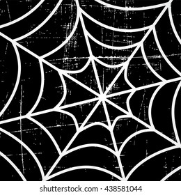 spider web art theme vector art illustration