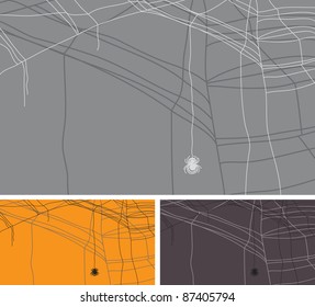 Spider web background