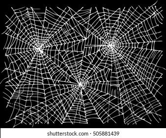 Spider web background for Halloween