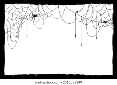 Plano de fundo da teia de aranha, conceito de Halloween