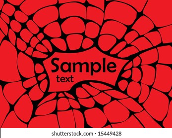 Spider web background. Vector illustration.