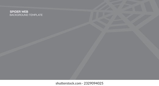 Spider web background vector illustration.