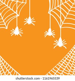 Spider web background wallpaper, halloween, drawing, white