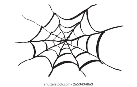 Teia de aranha objeto de cor preta feliz dia de halloween 31 st outubro mês feliz dia de halloween dia de aranha medo assustador banner desenho gráfico feliz halloween fantasma assustador padrão de outono truque ou tratar