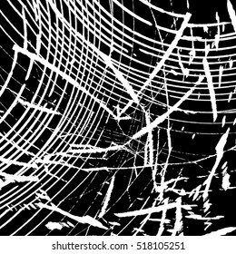 Spider Web Black Overlay Texture For Your Design. EPS10 vector.