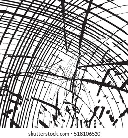 Spider Web Black Overlay Texture For Your Design. EPS10 vector.